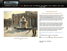 Tablet Screenshot of lawrencegallery.net